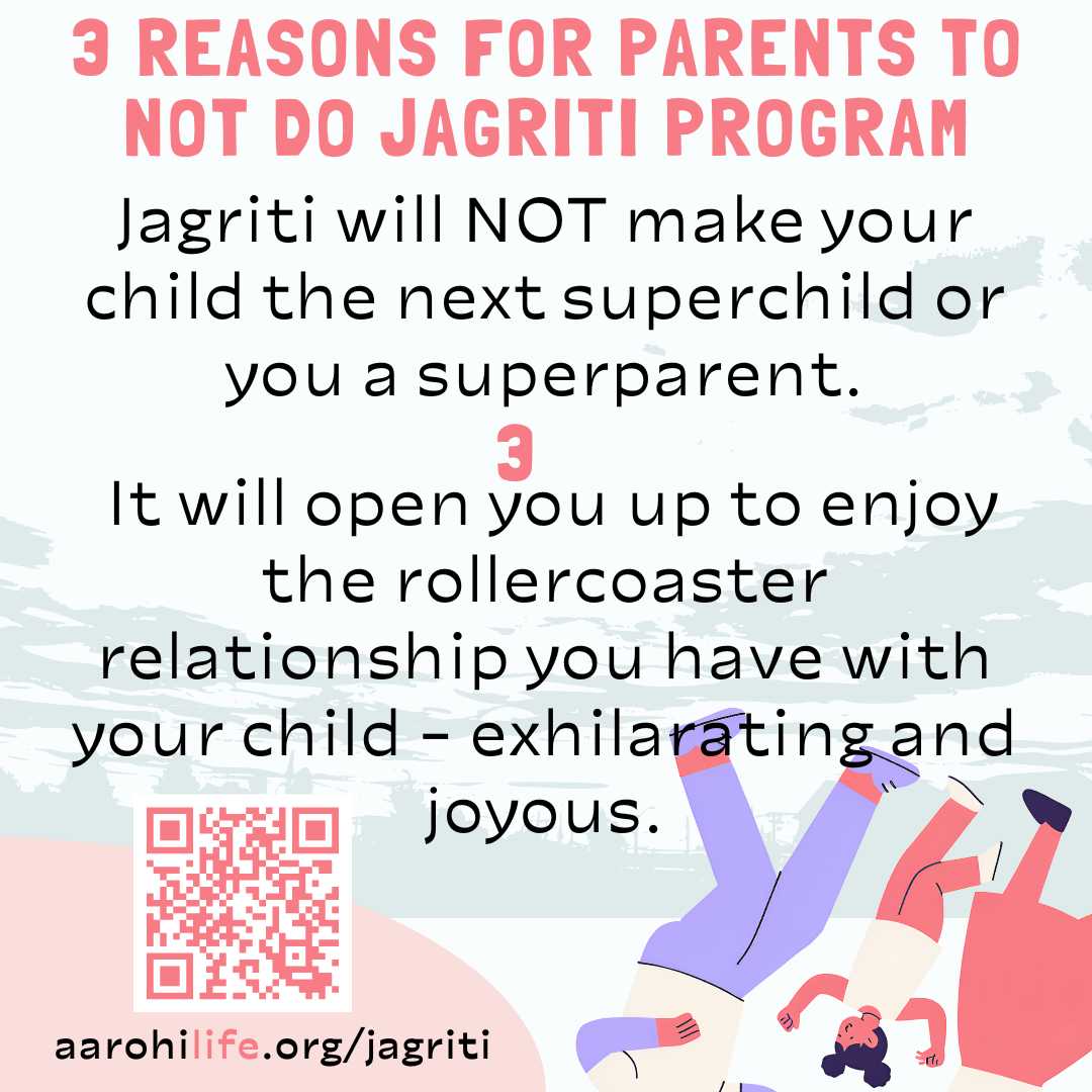 jagriti will not make your child next superstar neither you a super parent