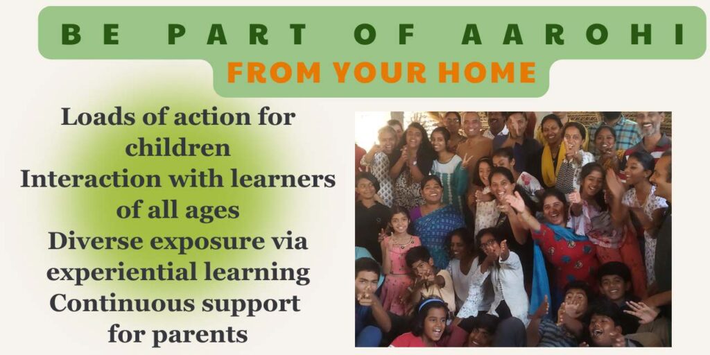 be part of aarohi from your home